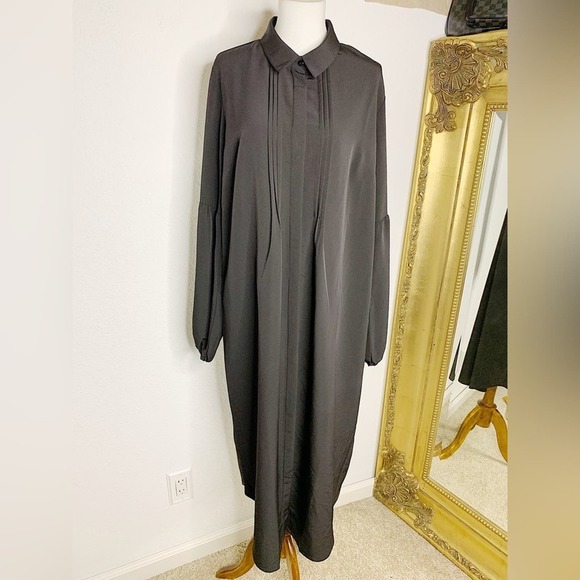 NWT REFKA Gizli Düğmeli Tunik - Siyah in Black Size EU 44 /US 12 / UK 16 - Picture 2 of 9